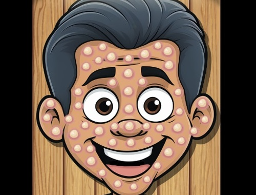Игра Карикатура Pimple Pop  онлайн