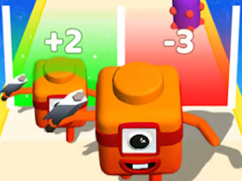 Игра Merge Number Cube: 3D игра на бягане онлайн