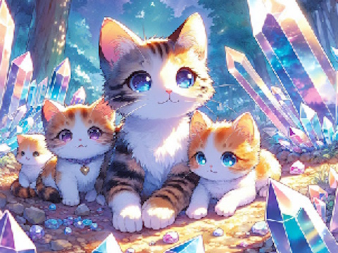 Игра Приключението на сладката котка  онлайн