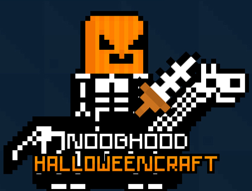 Игра Noobhood Halloweencraft онлайн
