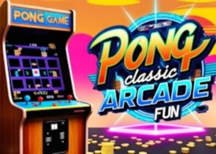 Игра Класическа аркадна игра Pong!  онлайн
