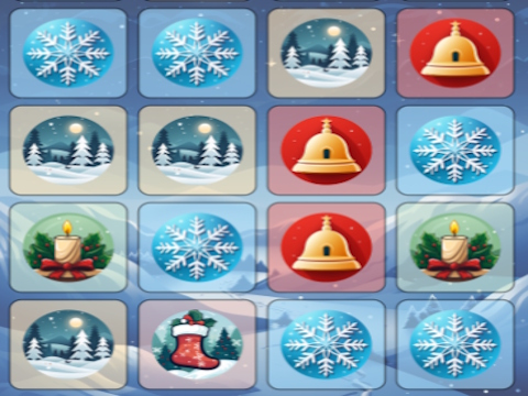 Игра Обединяване на символи WinterWonder  онлайн