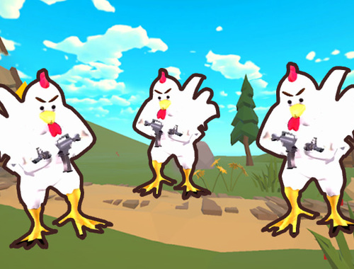 Игра Пилешки стрелец io онлайн