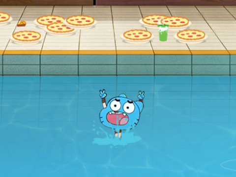 Игра Удивителният свят на партито на басейна Gumball онлайн