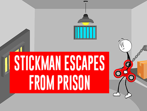 Игра Stickman избяга от затвора  онлайн