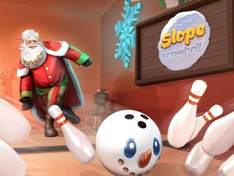 Игра Наклон Снежна топка  онлайн