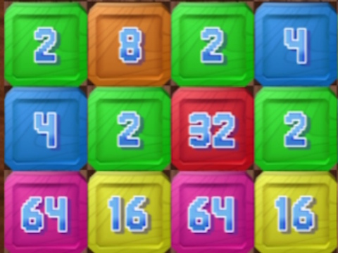 Игра 2048: Дървен блок  онлайн