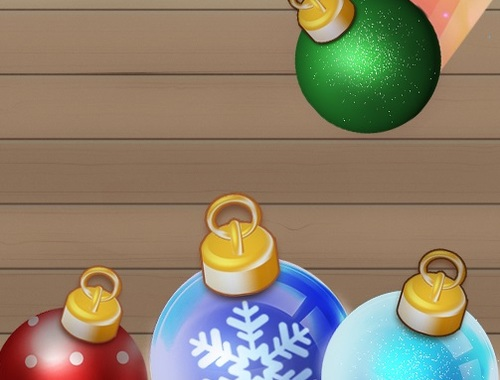 Игра Connect Balls Новогодишни пъзели!  онлайн