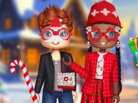 Игра Коледна обличане на Roblox онлайн