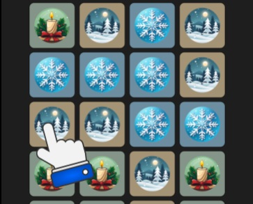 Игра Обединяване на символи WinterWonder  онлайн