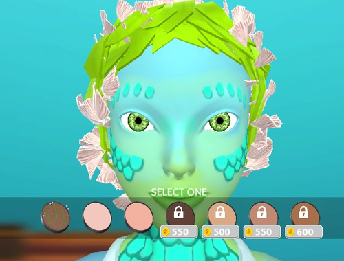 Игра Чудовищен грим 3D  онлайн