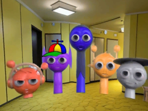 Игра Sprunki Backroom Terrors Skibidi Тоалетна  онлайн