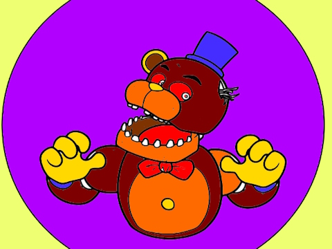 Игра FNAF книжка за оцветяване  онлайн