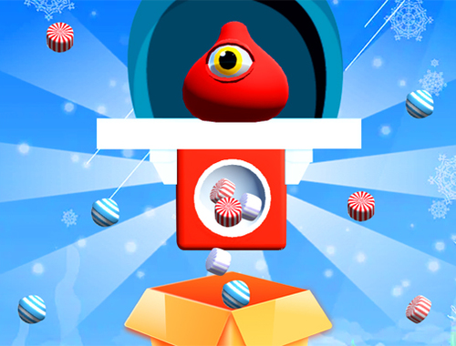 Игра Бягство от коледни бонбони 3D  онлайн