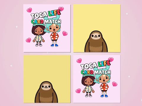 Игра Toca Life Card Match Match онлайн