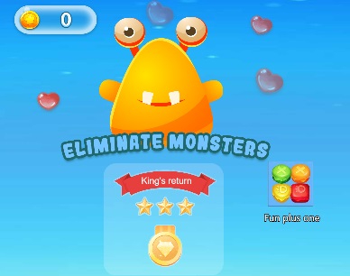 Игра Елиминирайте чудовища  онлайн