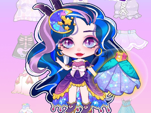 Игра Коса Кукла Dress Up World  онлайн