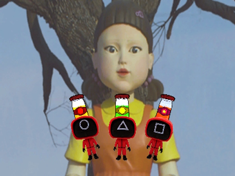 Игра Калмари Sprunki Tap 2 онлайн