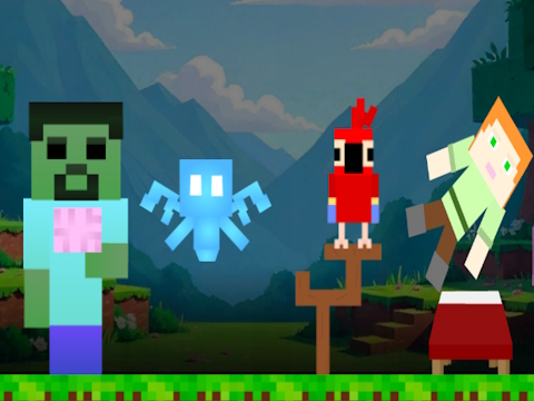 Игра Sprunki Craft онлайн