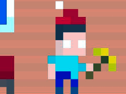 Игра Minicraft Winterblock онлайн