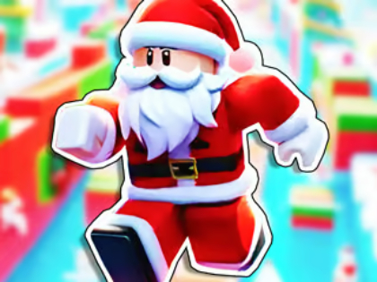 Игра Пъзел: Roblox Santa Dash  онлайн