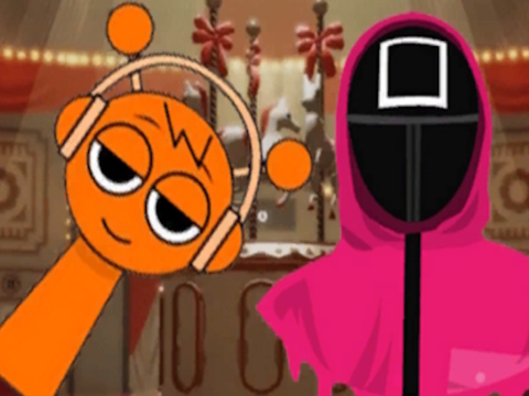 Игра Squid Sprunki Mingle Game 2 онлайн