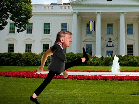 Игра Trump Wobble Walk Challenge онлайн