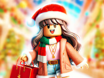 Игра Пъзел: Roblox Christmas Mall  онлайн