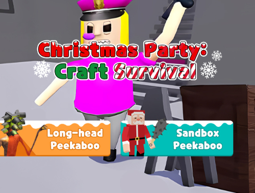 Игра Коледно парти: Craft Survival  онлайн