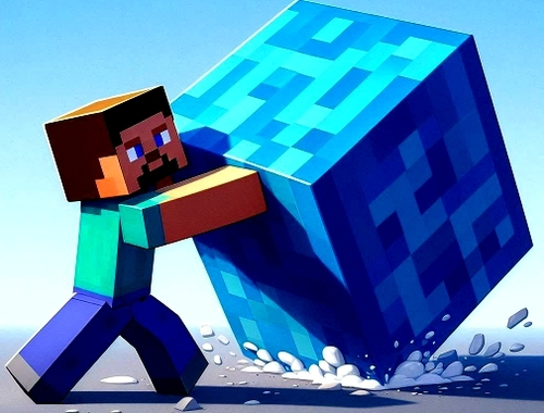 Игра MineBlocks 3D лабиринт  онлайн