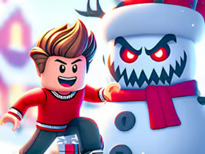 Игра Пъзел на мозайката: Roblox Snowball Battle  онлайн