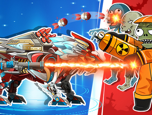 Игра Робот терминатор t rex  онлайн