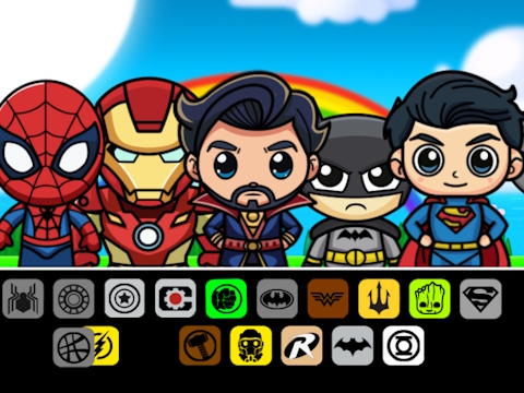 Игра Sprunki Superhero онлайн