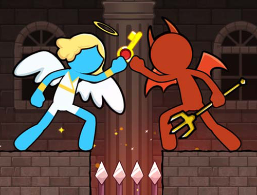Игра Дуо на Stickman: Избягайте от гробницата  онлайн