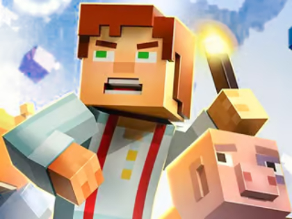 Игра Пъзел на мозайката: Dungeons Minecraft  онлайн