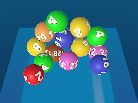 Игра Обединете топките 2048: Билярд!  онлайн