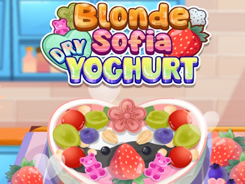 Игра Блондинка София: сухо кисело мляко  онлайн