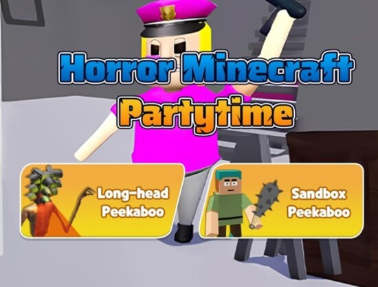 Игра Horror Minecraft Partytime онлайн