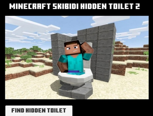 Игра Minicraft Skibidi Скрита тоалетна 2  онлайн