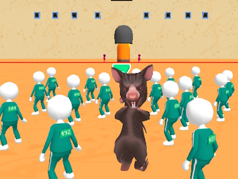 Игра Ratomilton Red Light Green Light онлайн