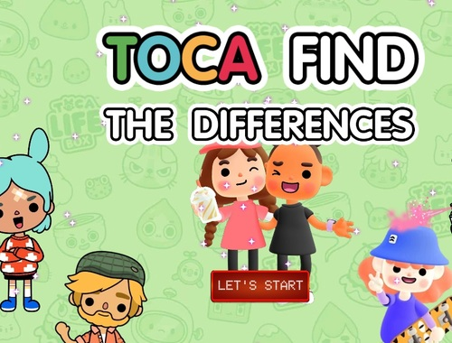 Игра TOCA Намерете разликите  онлайн