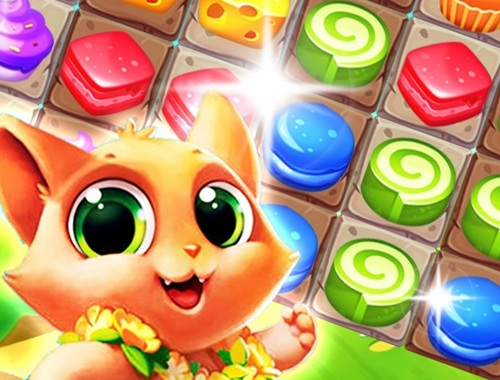 Игра Котка мач 3  онлайн