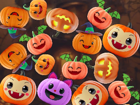 Игра Merge Pumpkins: Хелоуин!  онлайн