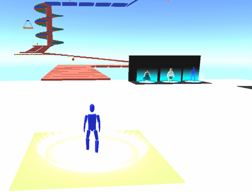 Игра Лесен Obby Parkour  онлайн