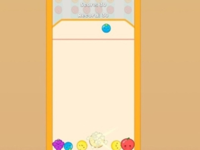 Игра Merge Fruits Сгънете оригинала на динята!  онлайн