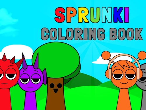 Игра Книга за оцветяване на Sprunki  онлайн