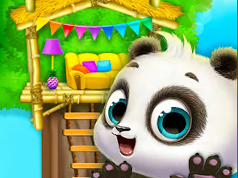 Игра Panda lu Treehouse онлайн