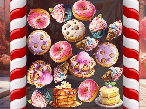 Игра Mergesweets: 2048! онлайн