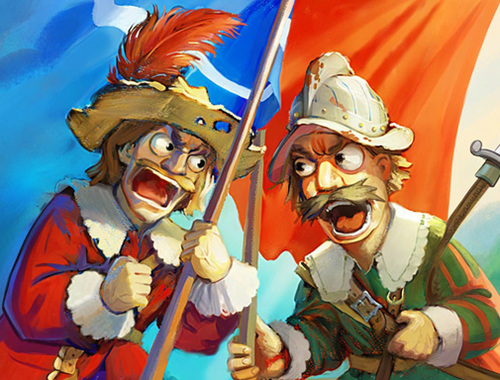 Игра Маскетари барут срещу стомана  онлайн