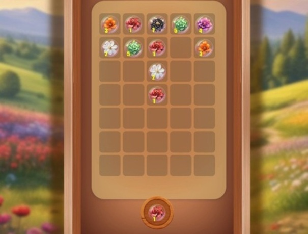Игра Dice пъзели цветя!  онлайн